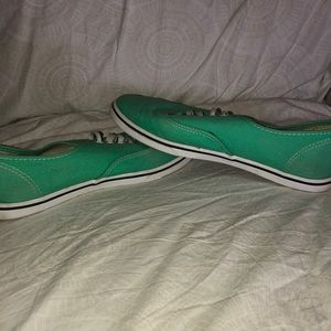 Teal vans